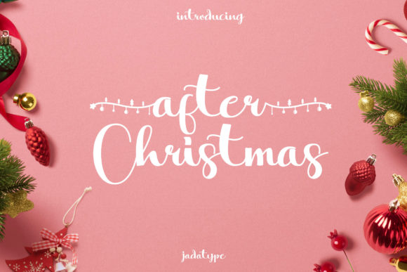 After Christmas: A Script Font for Elegant Editorial Design