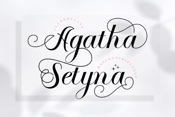 Agatha Setyna: A Script Font That Elevates Handmade Creations