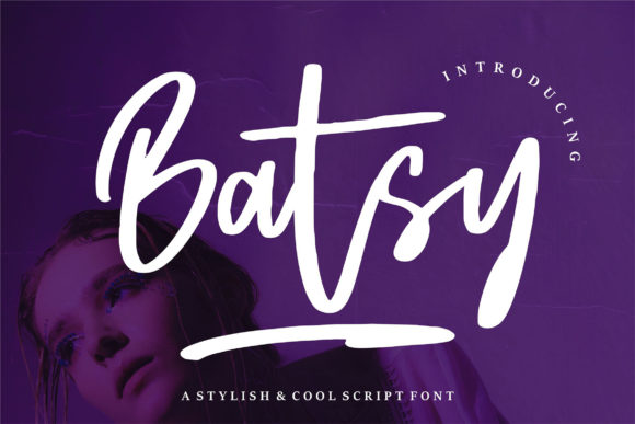 Batsy: A Script Handwritten Font for Creative Crafters and Product Designers