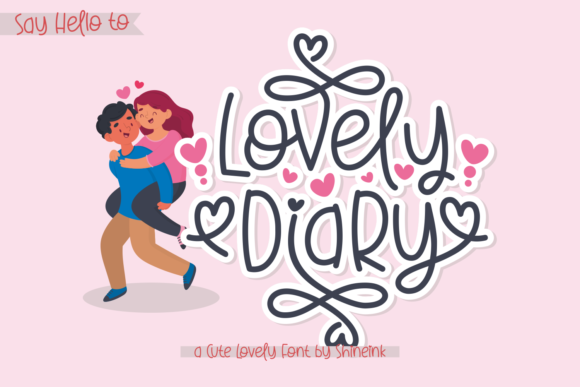 Beautiful Typography with Lovely Diary
