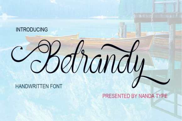 Betrandy: A Script Handwritten Font for Modern Branding and Design