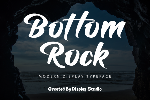 Bottom Rock: A Script Font That Elevates Digital Branding