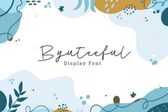 Byuteeful: A Delicate Script Font for Web Design