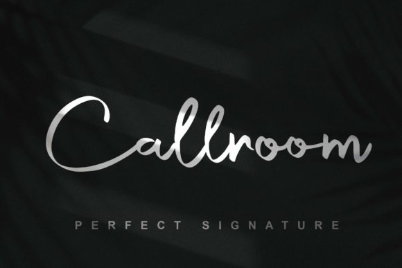 Callroom: A Timeless Script Font for Editorial Design and Branding