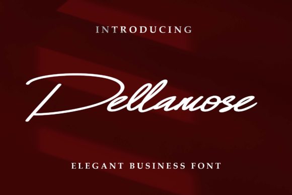 Dellamose: A Script Font for Elegant Digital Branding