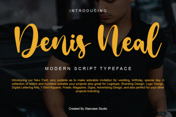 Denis Neal: A Timeless Script Handwritten Font