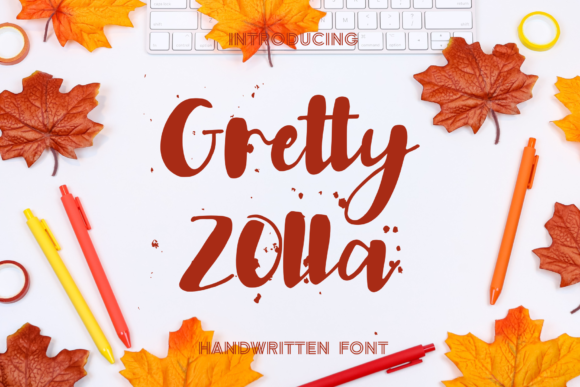 Gretty Zolla: A Script Handwritten Font for Editorial Design and Branding