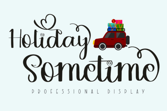 Holiday Sometime: A Script Handwritten Font for Branding Magic