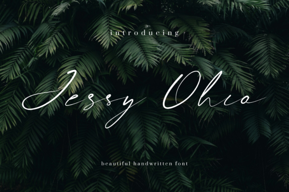 Jessy Ohio: A Timeless Script Font for Creative Crafters