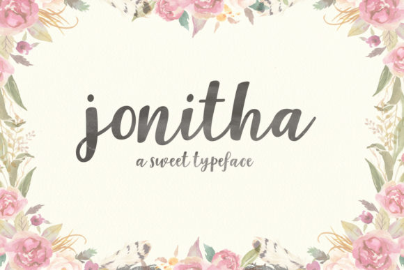 Jonitha: A Gentle Script Font for Editorial Design and Content Branding