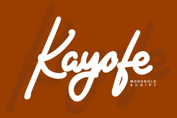 Kayofe: A Timeless Script Font for Branding and Design