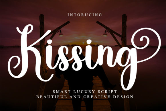 Kissing: A Font for Elegant Storytelling