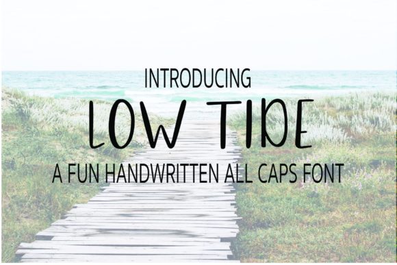 Low Tide: The Handwritten Font That Elevates Your Digital Brand