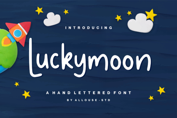 Luckymoon: A Script Handwritten Font for Warm Branding