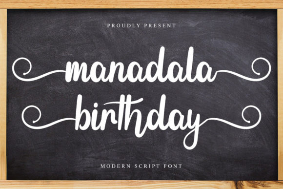 Manadala Birthday: A Font That Elevates Your Brand