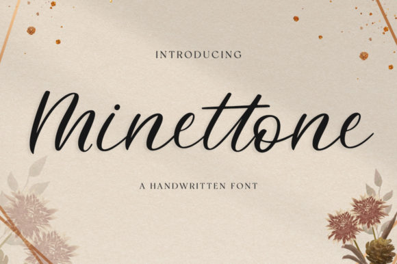 Minettone: A Feminine Script Font for Handmade Creators