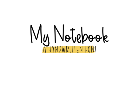 My Notebook: The Script Handwritten Font That Elevates Your Brand