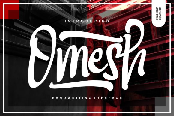 Omesh: A Timeless Script Font for Editorial Design