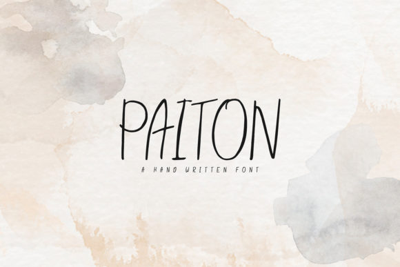 Paiton Font Review: A Simple Script for Creative Projects