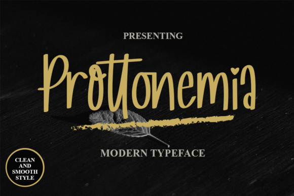 Prottonemia: A Trendy Script Handwritten Font for Creative Designers