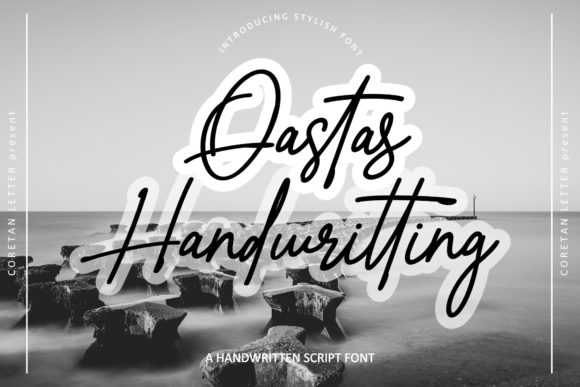 Qastas: A Script Handwritten Font for Campaign Creativity