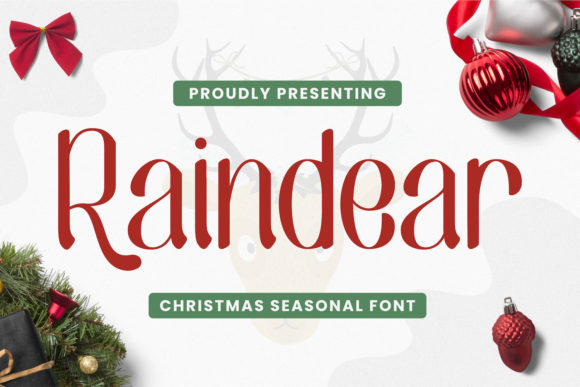 Raindear: A Script Handwritten Font for Editorial Elegance