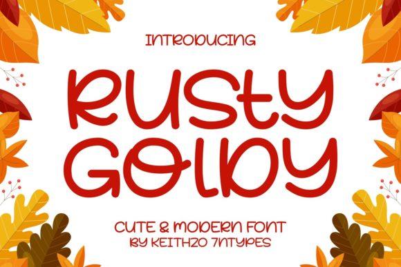 Rusty Goldy: A Versatile Script Handwritten Font for Designers