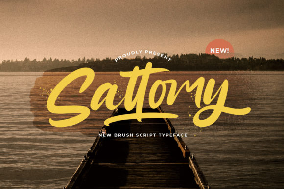 Sattomy: A Script Handwritten Font for Creative Branding