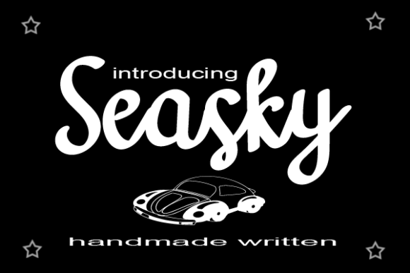 Seasky: A Script Handwritten Font for Editorial Design