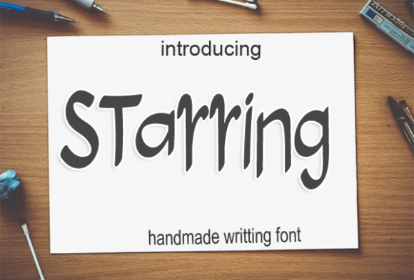 Starring: The Sweet Script Font for Branding and Social Media Design