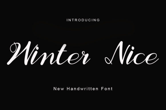 Winter Nice: A Versatile Script Handwritten Font for Creative Projects