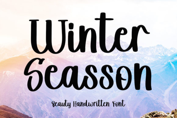 Winter Seasson: A Timeless Script Font for Web Design and Branding